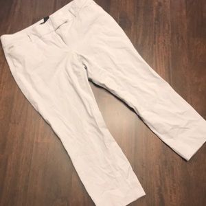 White House/ Black Market Crop Leg Gray Pants